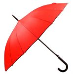 parasol czerwony z własnym nadrukiem