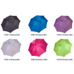 Kolorowe parasole z logo firmy