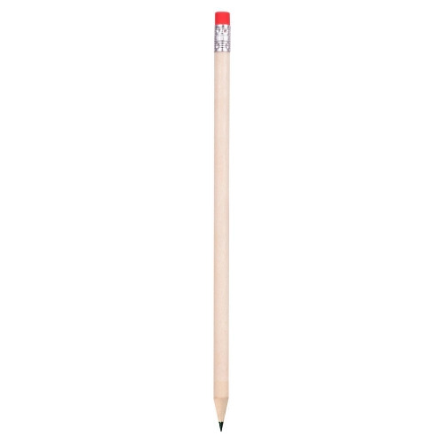 ołówek z czerwoną gumką logo