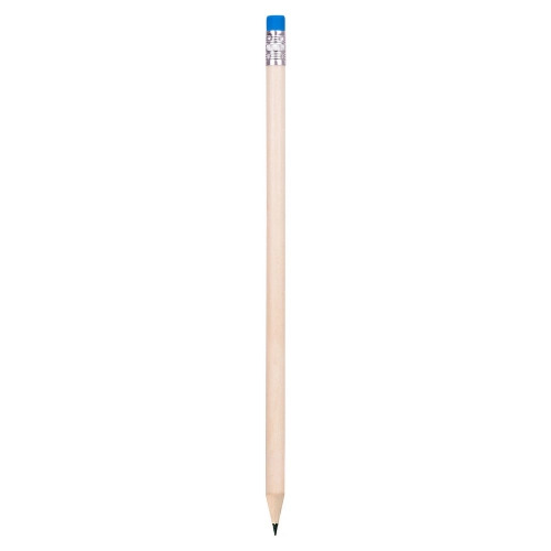 ołówek z niebieską gumką własny nadruk
